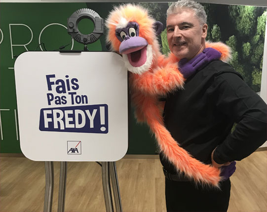 Fais pas ton Fredy ! Axa assurances